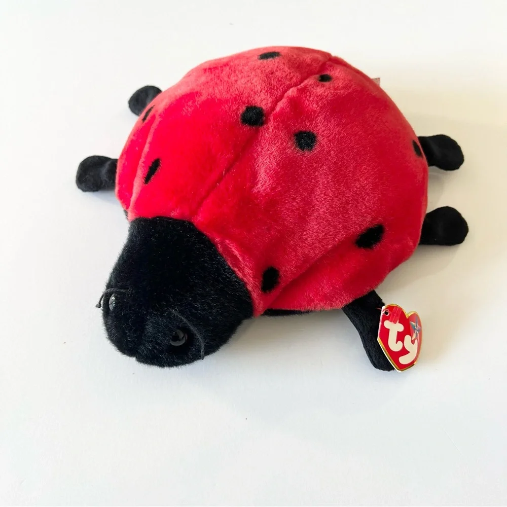 Vintage Beanie Buddy Lucky the Ladybug 1999 Ty